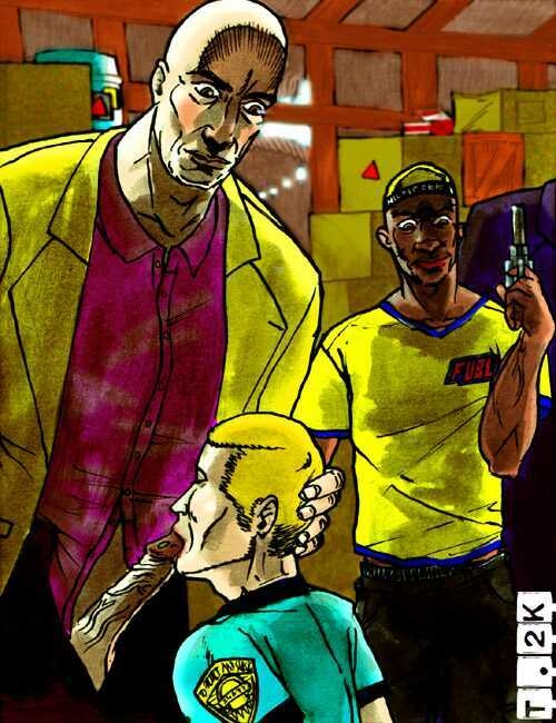 Illustration for 'Ordeal of Officer St. John'